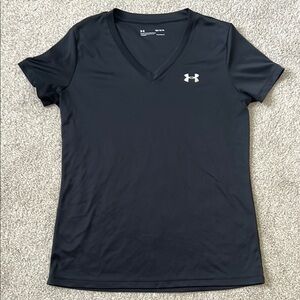Under Armour Women's Black V-Neck Top